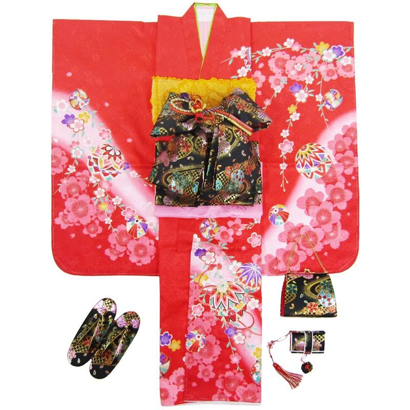 七五三 女の子7歳着物20点セット 合繊oobk04 : 京の舞姿 - 通販
