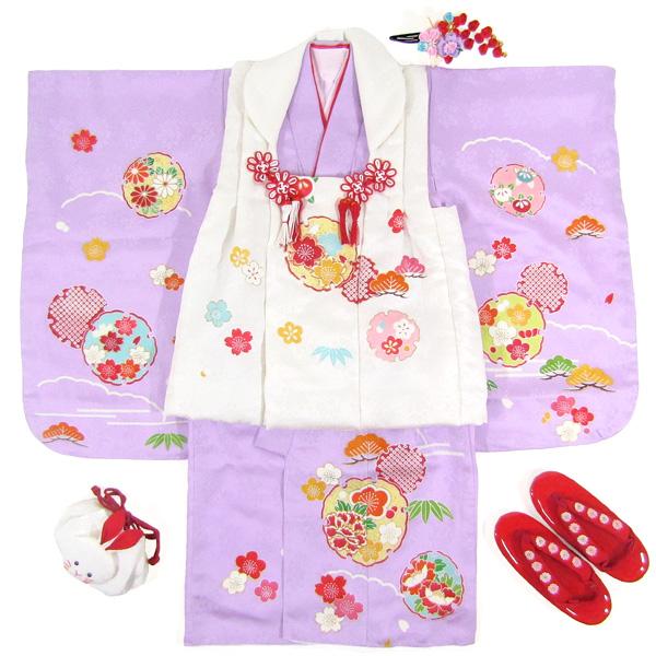 七五三女の子3歳着物8点セット正絹shg03 : 京の舞姿 - 通販 - Yahoo