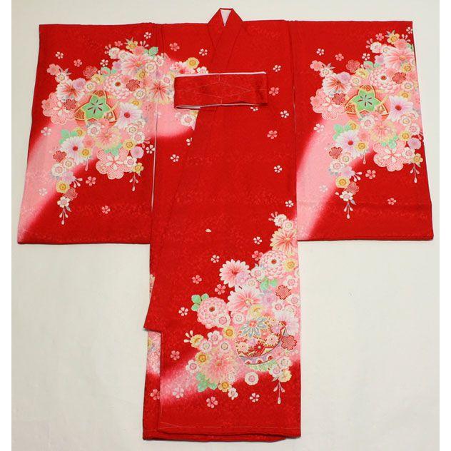 女の子お宮参り着物sigu06 赤 : 京の舞姿 - 通販 - Yahoo!ショッピング