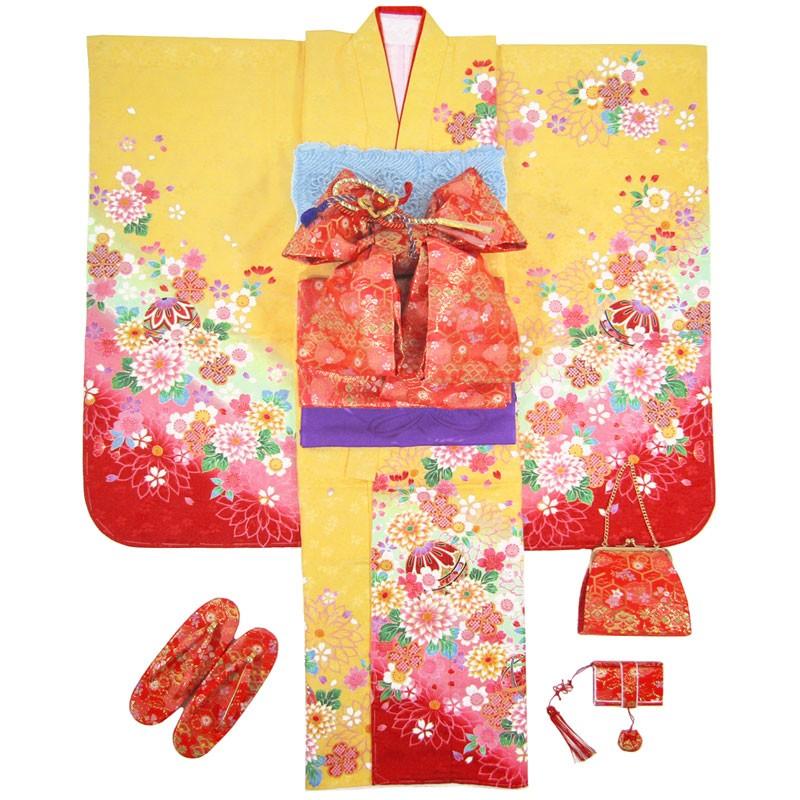 七五三 女の子7歳着物20点セット 合繊ssya03 : 京の舞姿 - 通販