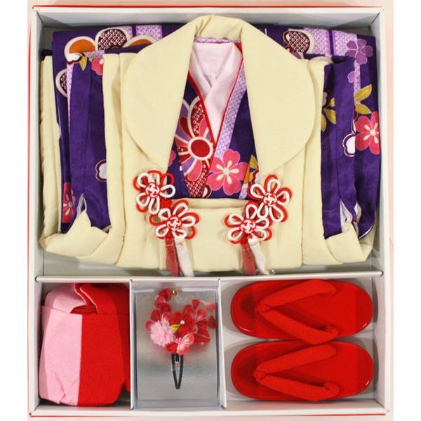 七五三 女の子3歳着物9点セットtmsu01-04 : 京の舞姿 - 通販 - Yahoo