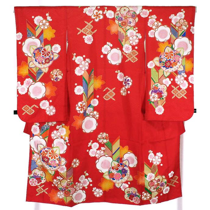 七五三 女の子7歳着物19点セット 正絹waso07 : 京の舞姿 - 通販