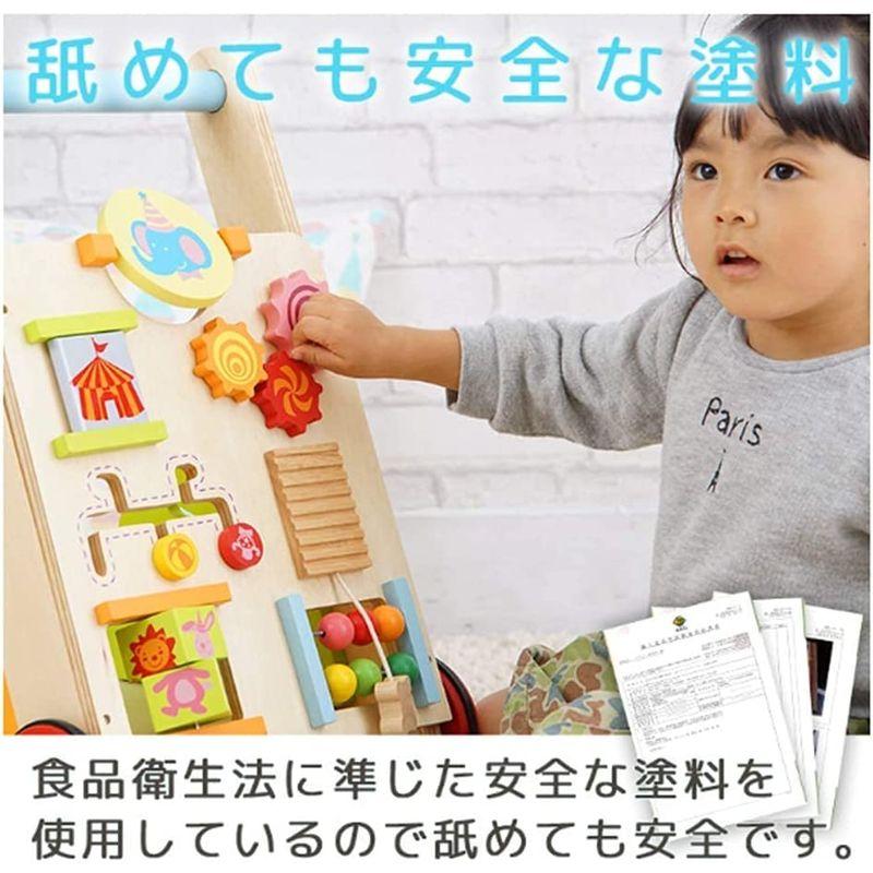 商品はお値下げ可能 手押し車 赤ちゃん ておしぐるま ベビー カタカタ 乗り物 パズル 木製 木のおもちゃ Im TOY アイムトイ ベビーファーストウォーカー ゲーム、おもちゃ エデュテ 手押し車 おまけ付き