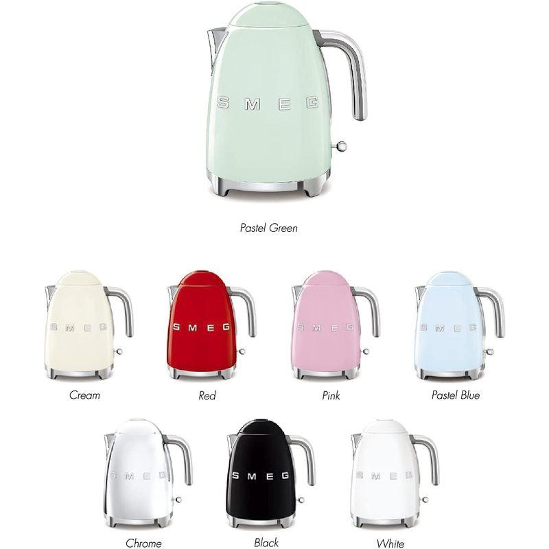 日本正規品SMEG 電気ケトル (1.7L)ピンク