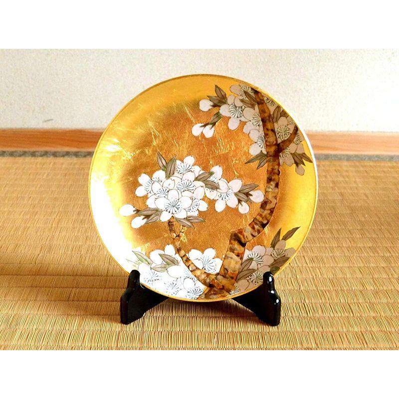 琥山窯 飾皿 金箔押し 有田焼 伝統工芸品 琥山窯 飾皿 金箔押し 有田焼 伝統工芸品