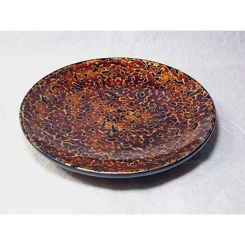 上品なスタイル会津漆器 会津塗り う61-1 銘々皿揃 金虫4.5 5枚入 食器