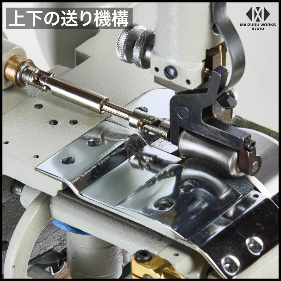 MW-802 ダブルローラー革漉き機 □上下送り機構□サーボモーター装備