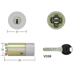 鍵 交換 FUKI,フキ 30650053 ティアキー TC-RA MIWA RA,85RA