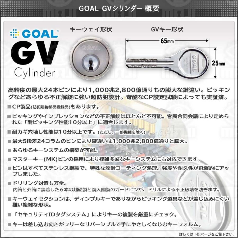 鍵　交換　GOAL,ゴール　レバーハンドル錠　LGKシリーズ(鎌付デッド)　5型(玄関錠)｜maji｜12