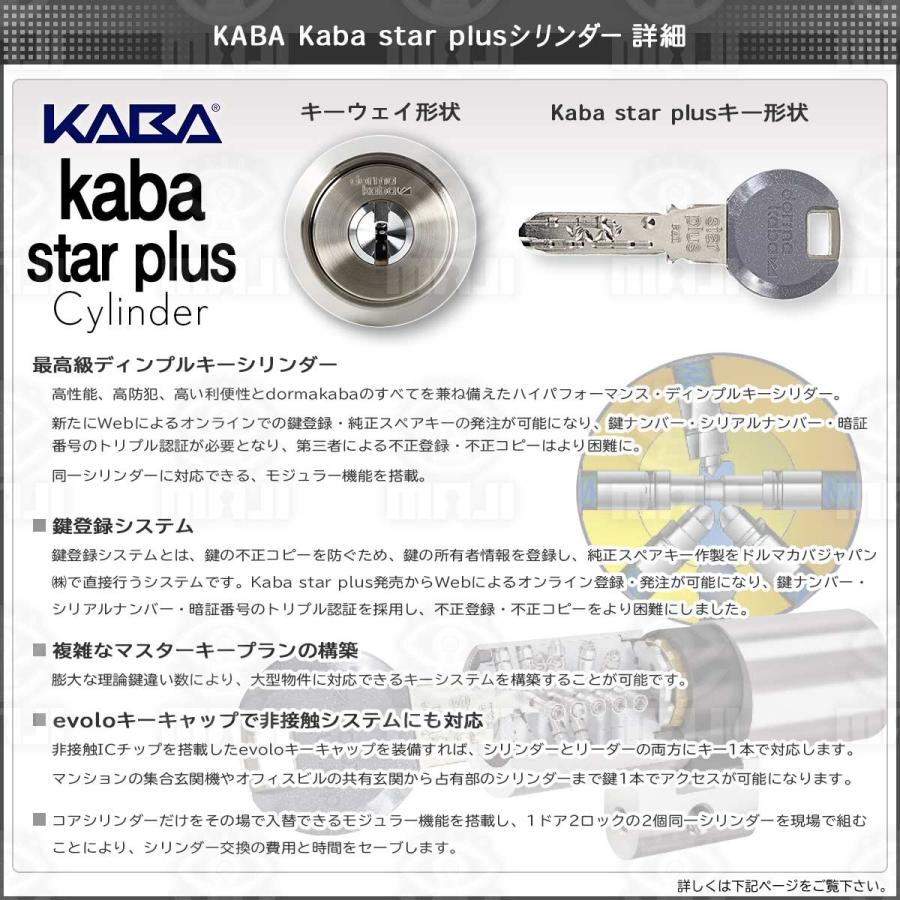 Kaba star plus,カバスタープラス 8138 MIWA,美和ロック BH,DZ交換用