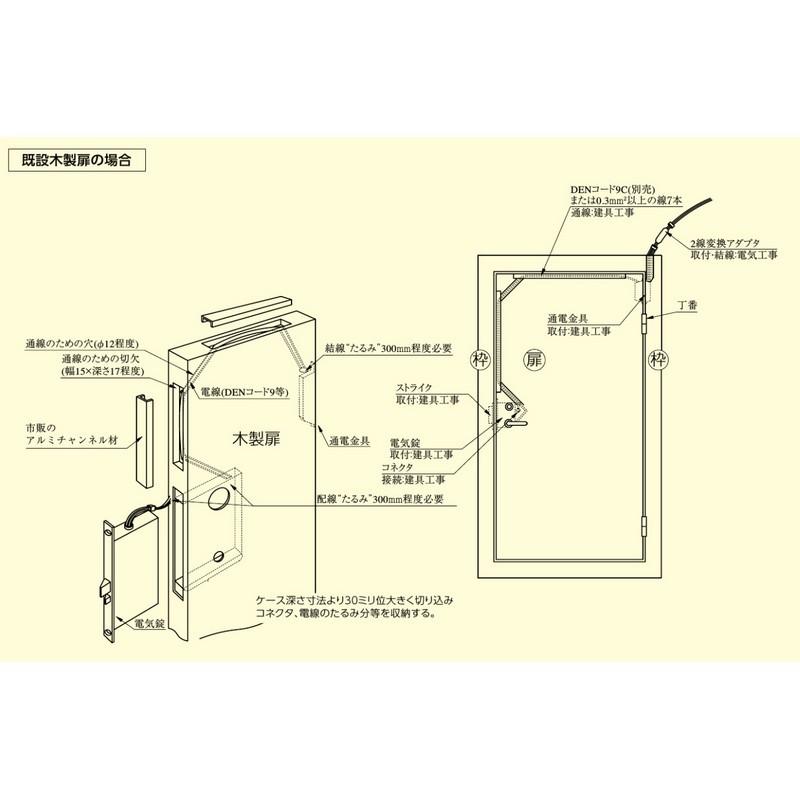 美和ロック 鍵 交換 美和ロック、MIWA ANS 住宅玄関用電気錠(瞬時通電