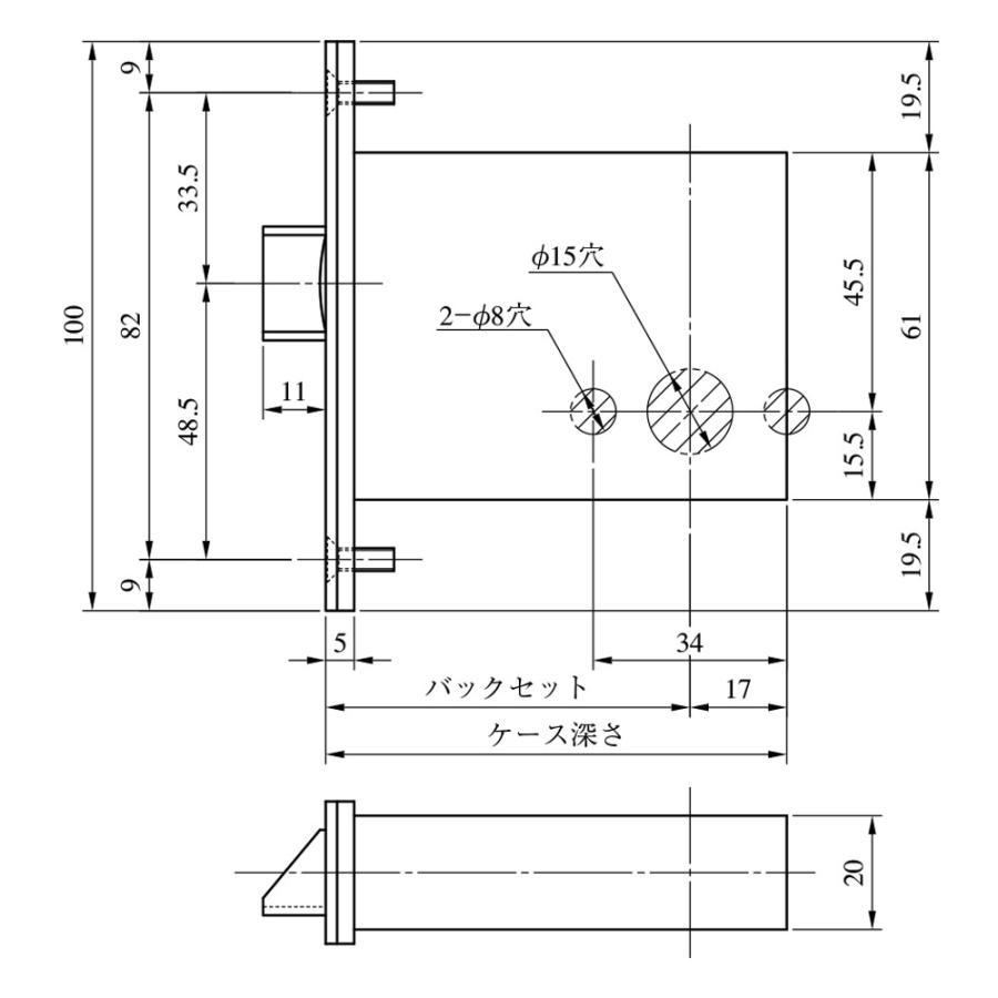 MIWA LO レバーハンドル空錠ケース 鍵 交換 miwalolockcase 鍵の卸売りセンターYahoo!店 通販 Yahoo!ショッピング