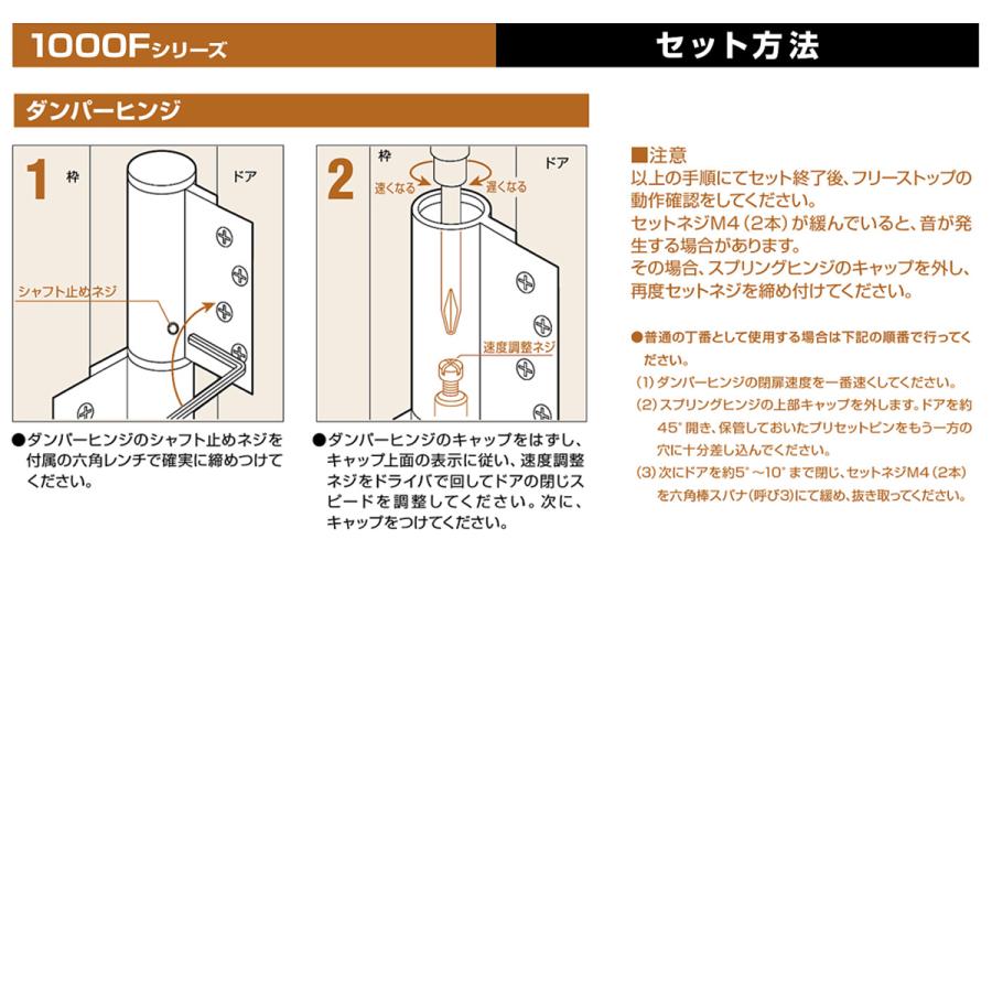 日東工器 日東工器（デンセイ） オートヒンジ丁番型 1000シリーズ 1100