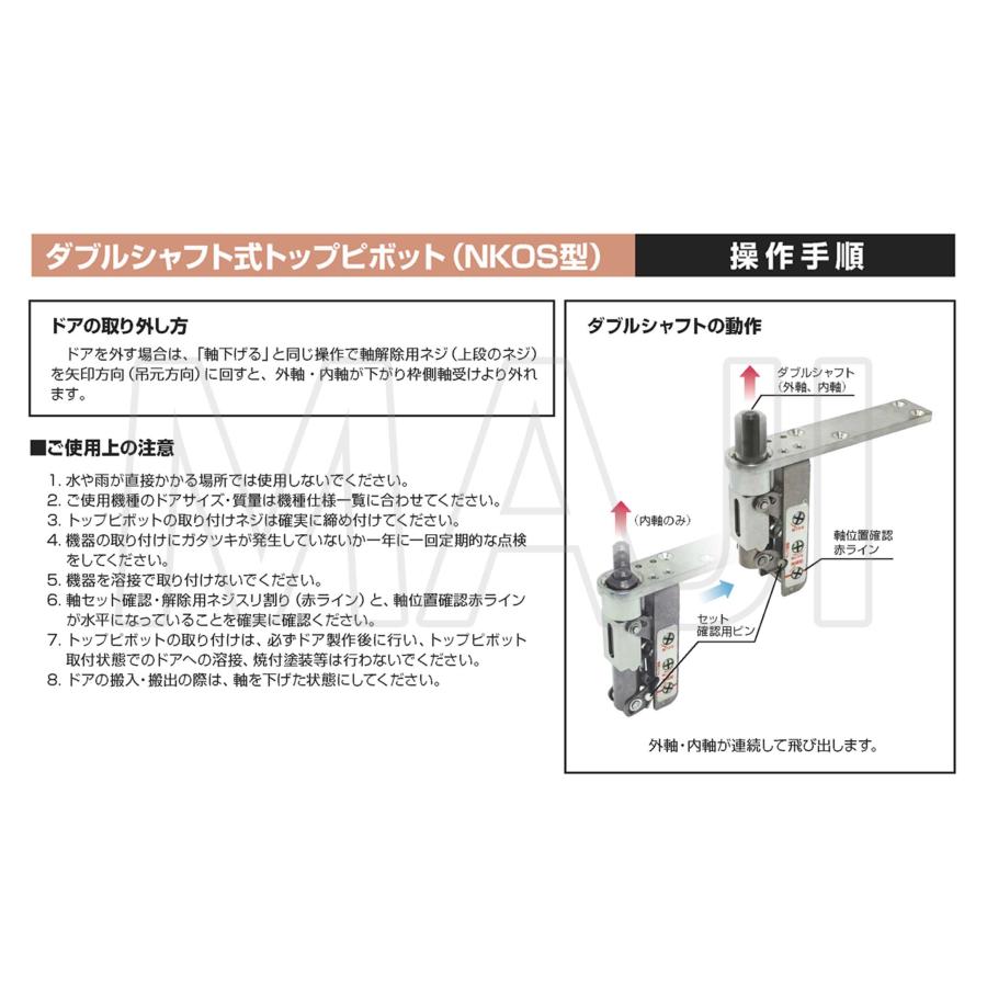 日東工器 日東工器（デンセイ） オートヒンジ中心吊型 AFDシリーズ AFD