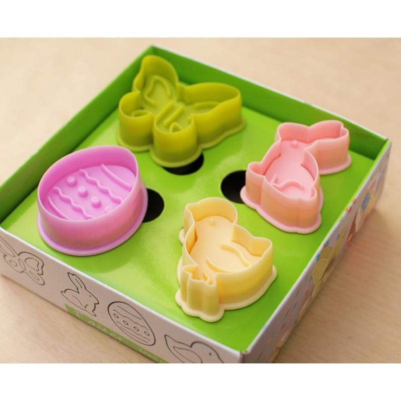 シリコマート クッキー型セット ミニクッキーカッター イースター