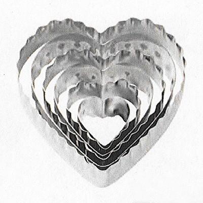 Wilton（ウィルトン） クッキー型 カットアウト 6個セット ハート 417