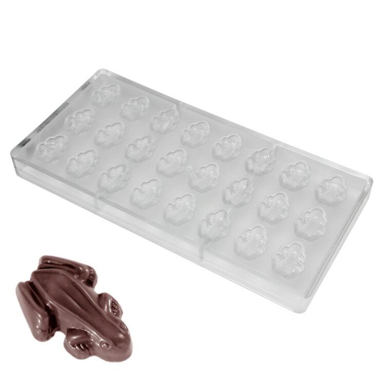 チョコレートワールド 1445 チョコ型 カエル 24個付き | バレンタイン