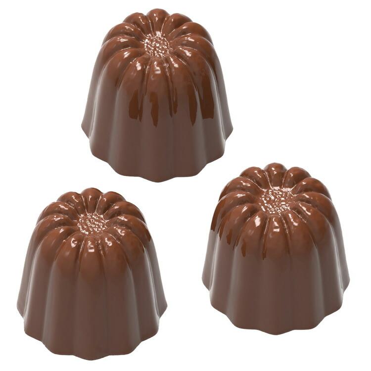 チョコレートワールド 1859 チョコ型 カヌレ 21個付き | バレンタイン