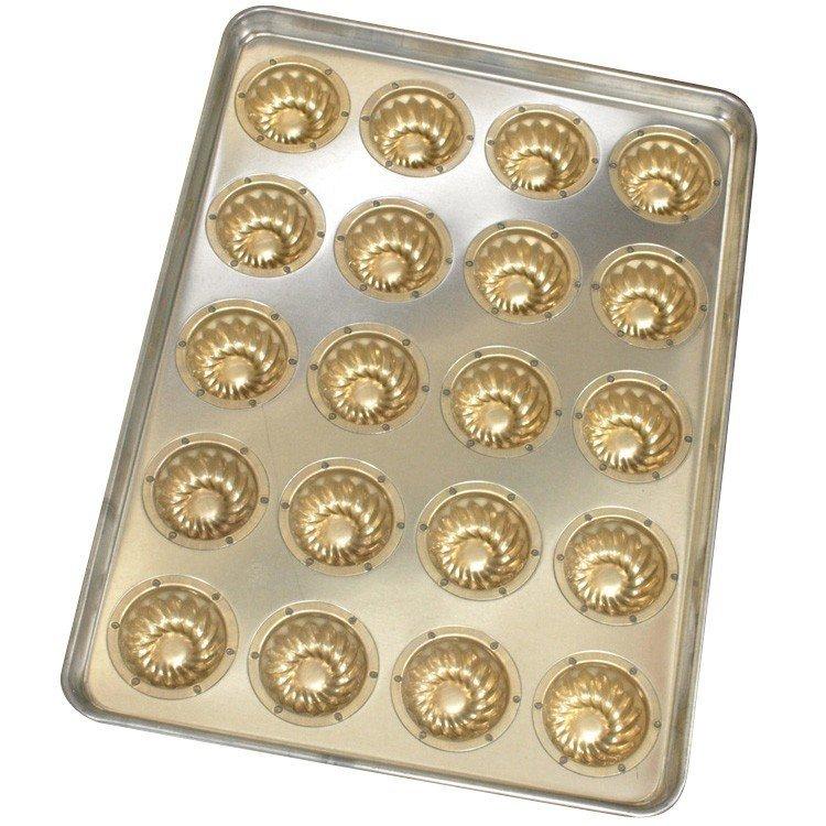 千代田金属 ミニクグロフ型天板 20ヶ取 シリコン加工 CHIYODA 業務用