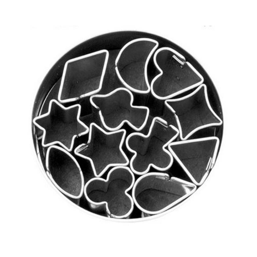 フォックスラン クッキー型 セット 超ミニ 12個 | FOX RUN : 馬嶋屋菓子道具店 - 通販 - Yahoo!ショッピング