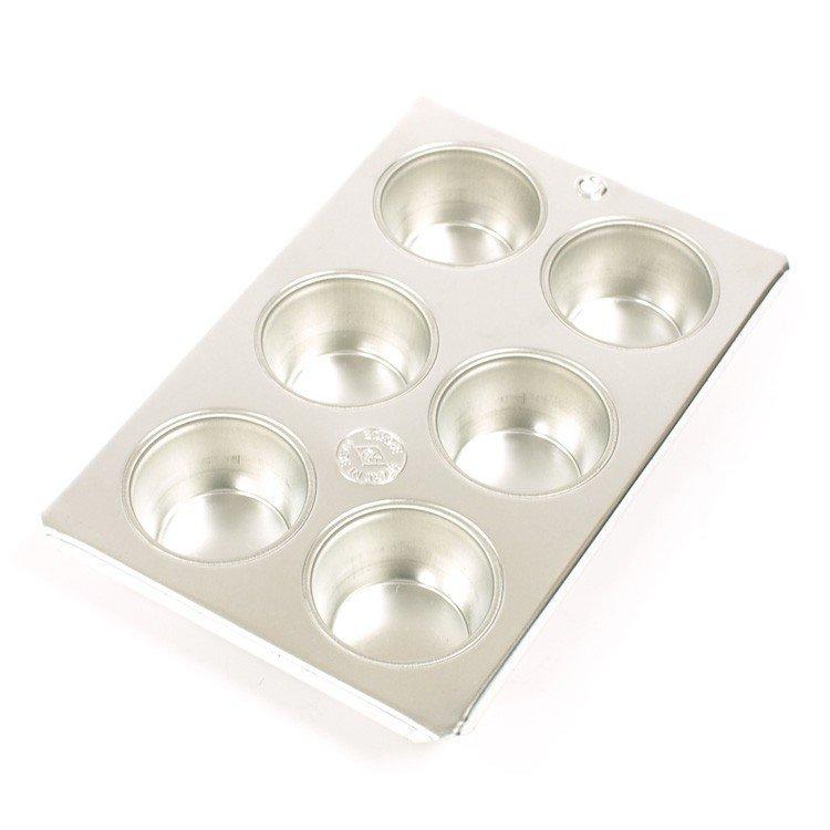 マフィン型 6個付 A-6 ブリキ カップケーキ 馬嶋屋菓子道具店 マフィン型 6個付 A-6 ブリキ カップケーキ 馬嶋屋菓子道具店