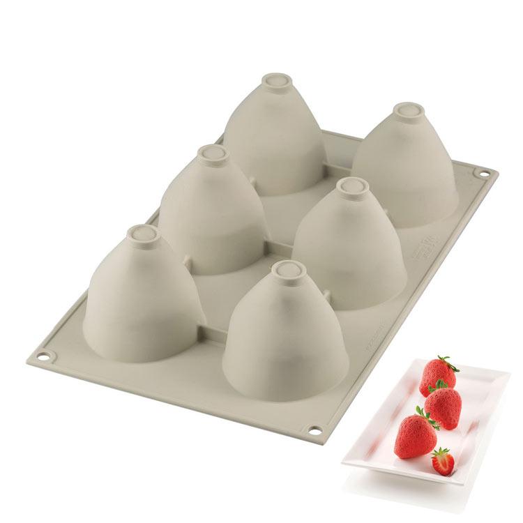 シリコマート ホームシリーズ フラゴラ パンナ 6 個付 | Silikomart  