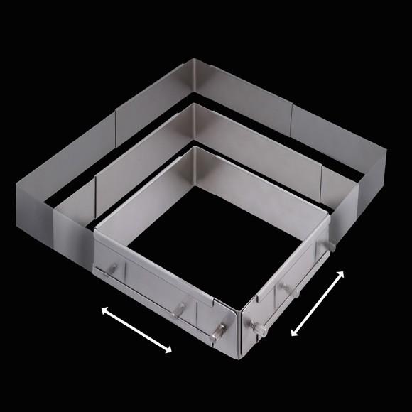 サンクラフト パズルパン 大 伸縮自在可動式 角 セルクル型 18-8