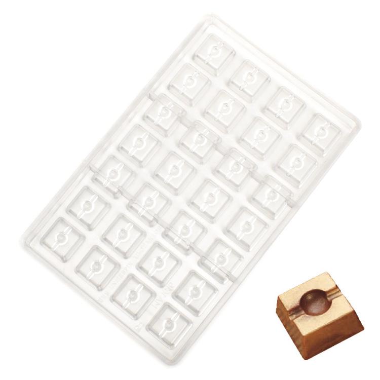 マルテラート　チョコレートモールド5個セット マルテラート チョコ型 28個付 モダン [MA1616] | プラスチック カラー
