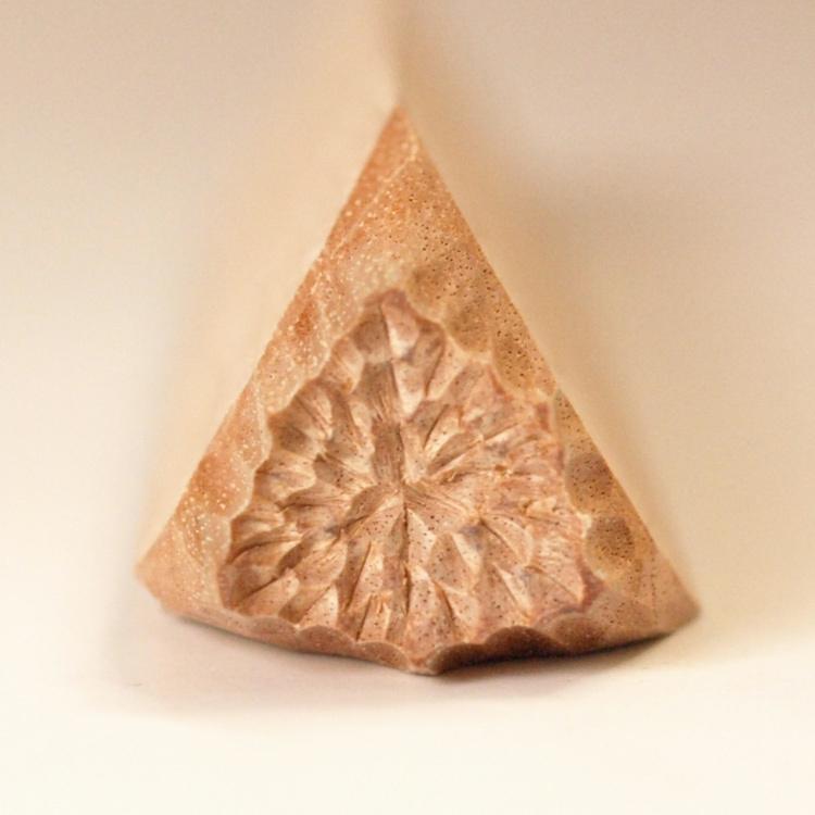 三角 押棒 牡丹 押し棒 三角べら 三角棒 ねりきり 練り切り 馬嶋屋菓子