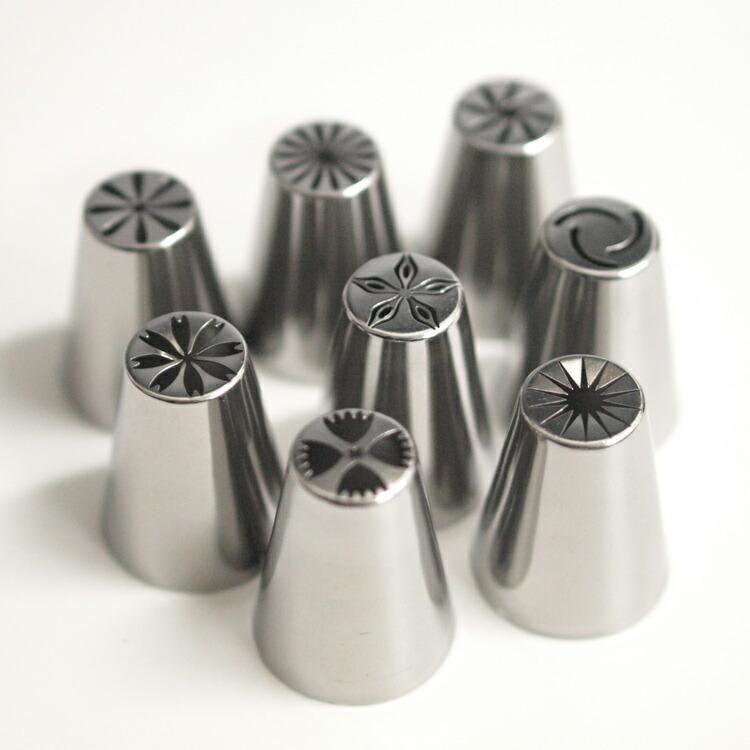 立体口金 小 8種 絞り袋 セット 母の日 : 馬嶋屋菓子道具店 - 通販