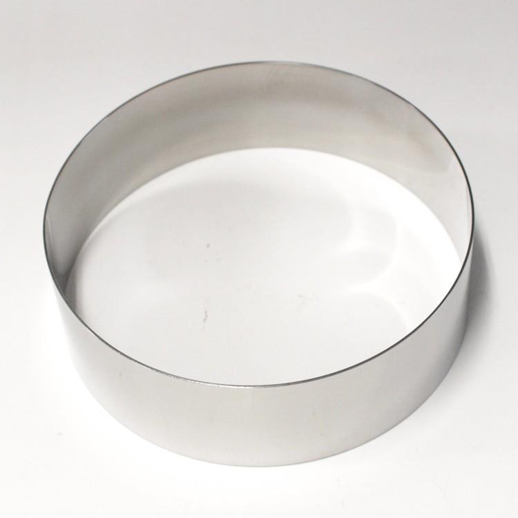つなぎ目なし 丸セルクル型 160×H50mm ステンレス 馬嶋屋菓子道具店