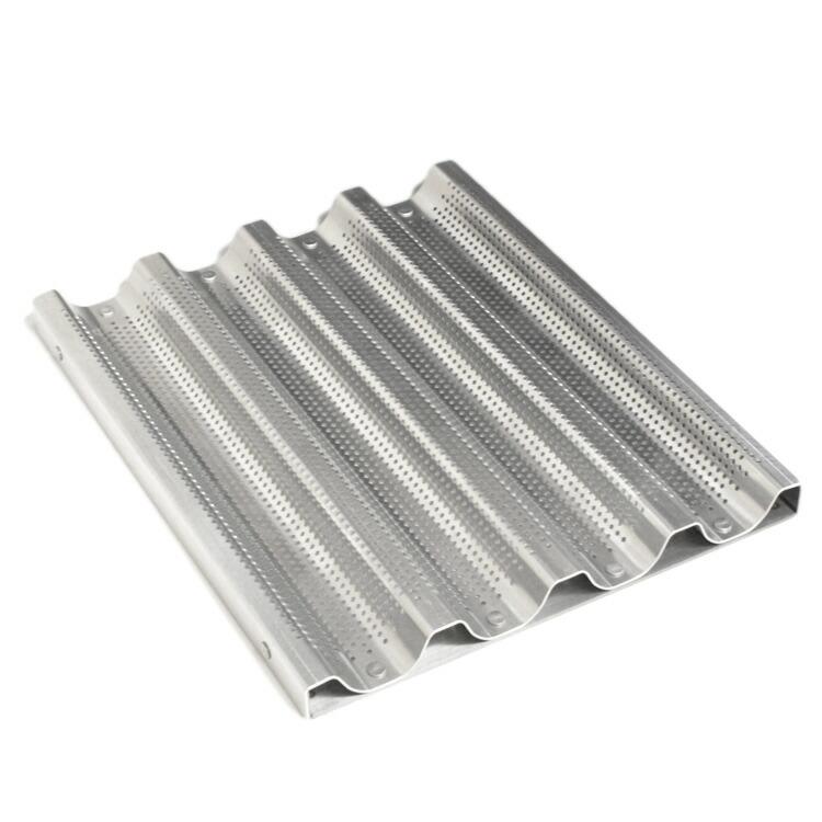 フランスパン 型 4山 アルミ ステンレス枠 [MJ0322] | フランスパン型