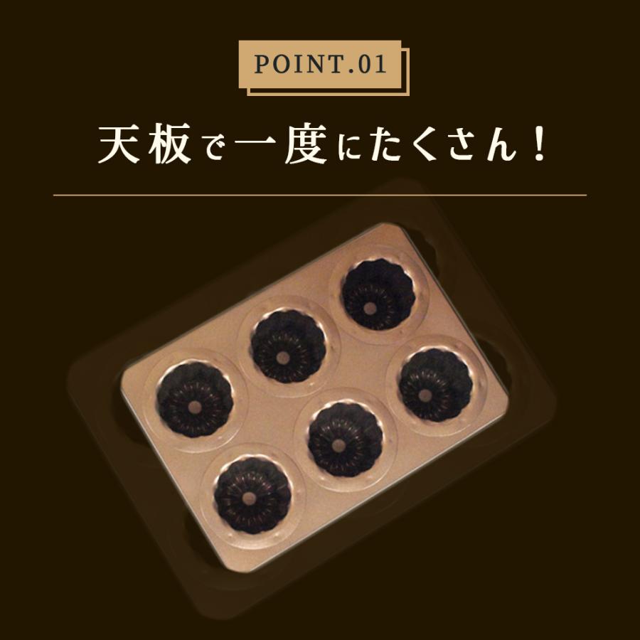新品未使用売切55mm あかがね塗 カヌレ型 6個付 テフロン加工 遠赤外線 楽天市場】55mm あかがね塗 カヌレ型 6個付 テフロン加工 遠