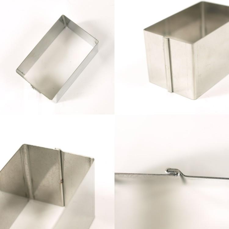 マトファー　セルクル　洋菓子型 140mm 4個セット 楽天市場】角 セルクル型 18cm × 高5cm 18-8 ステンレス : 馬嶋