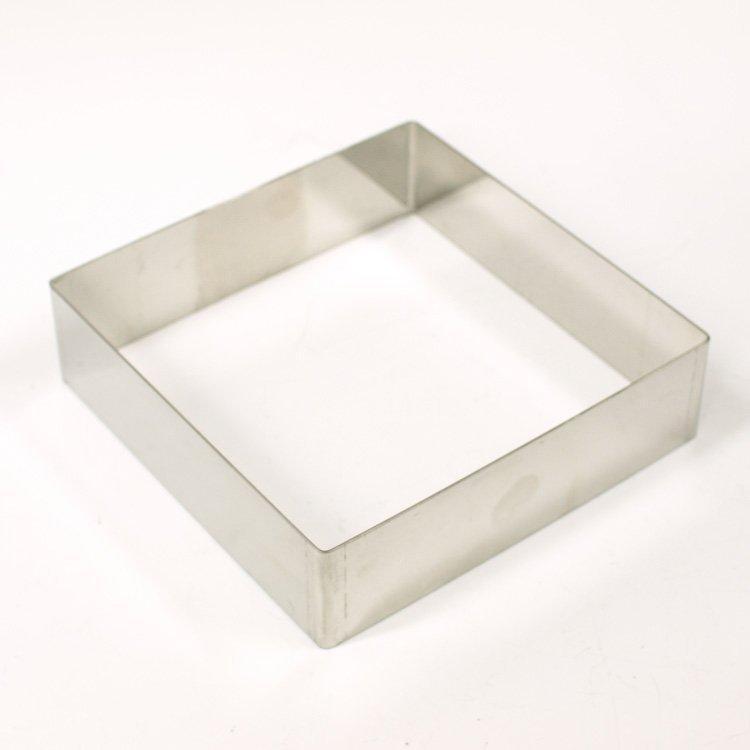 角 セルクル型 21cm × 高5cm 18-8 ステンレス : 馬嶋屋菓子道具店