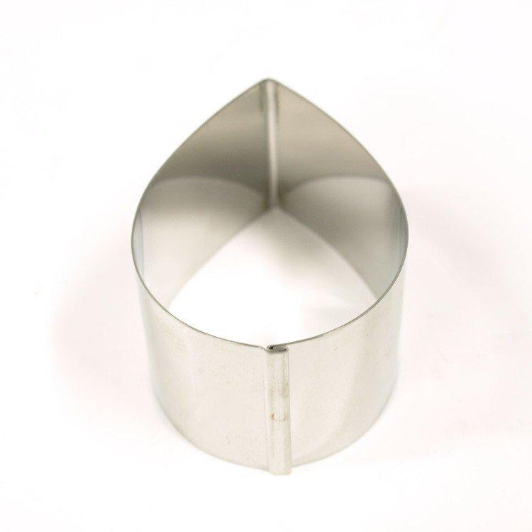 ハゼ折り しずく セルクル型 18-8 ステンレス 馬嶋屋菓子道具店 : 馬嶋