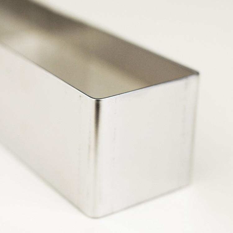 【中古美品】セルクル型 四角10×10 つなぎ目なし 角 セルクル型 21cm × 7cm × 高さ5cm 18-8