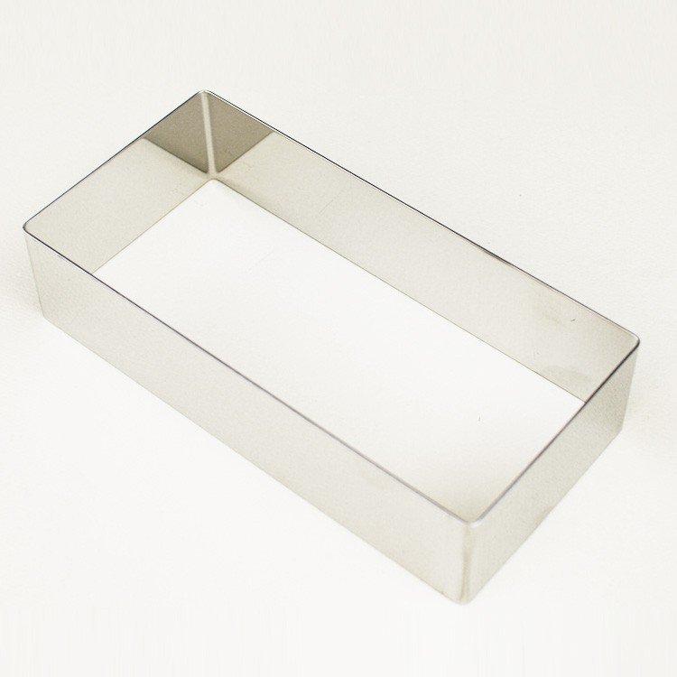 つなぎ目なし 角 セルクル型 21cm × 10cm 高さ5cm 18-8