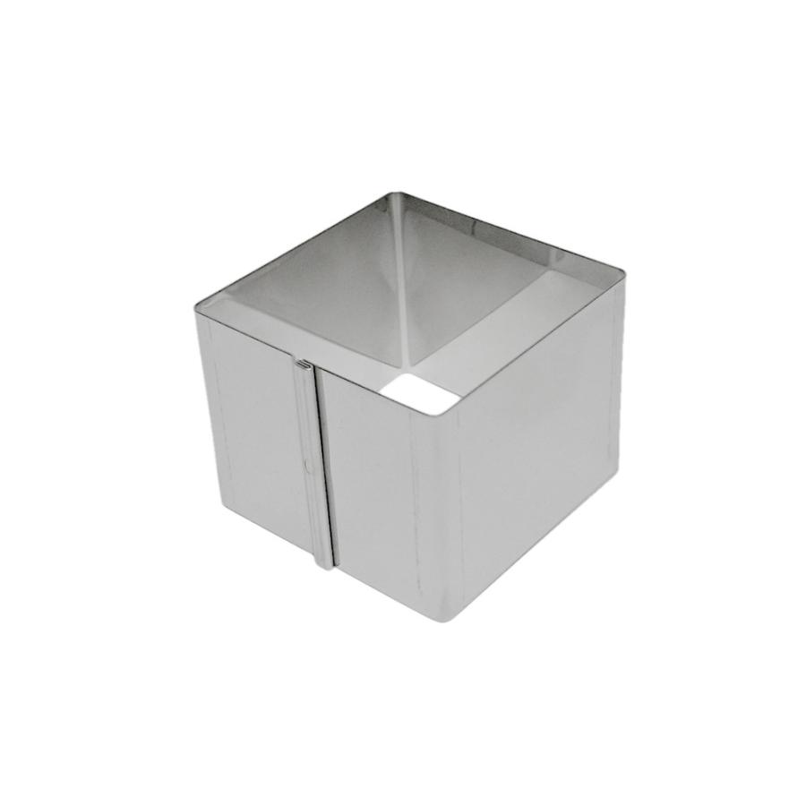 正方形 セルクル型 5cm × 高4cm 18-8 ステンレス | 5センチ 空