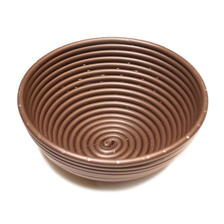 洗える発酵かご 丸 内寸 約 18cm プラスチック製 BPAフリー [P20