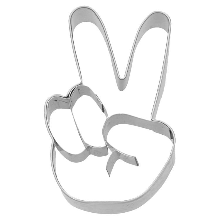 バークマン クッキー型 ピース * 1229 | BIRKMANN チョキ : 馬嶋屋菓子