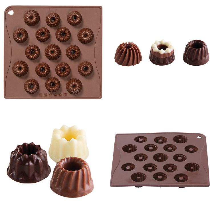 パボーニ チョコレート型 チョコアイスモールド ロココ CHOCO19