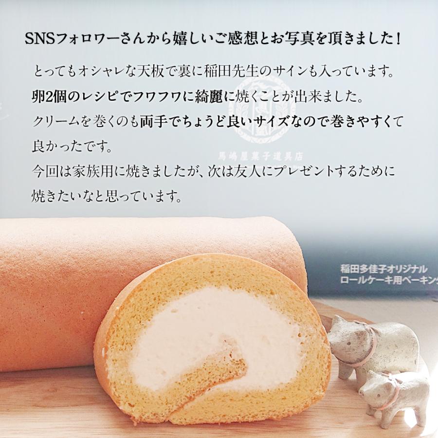稲田多佳子 ロールケーキ用ベーキングトレイ 265×200mm │ テフロン
