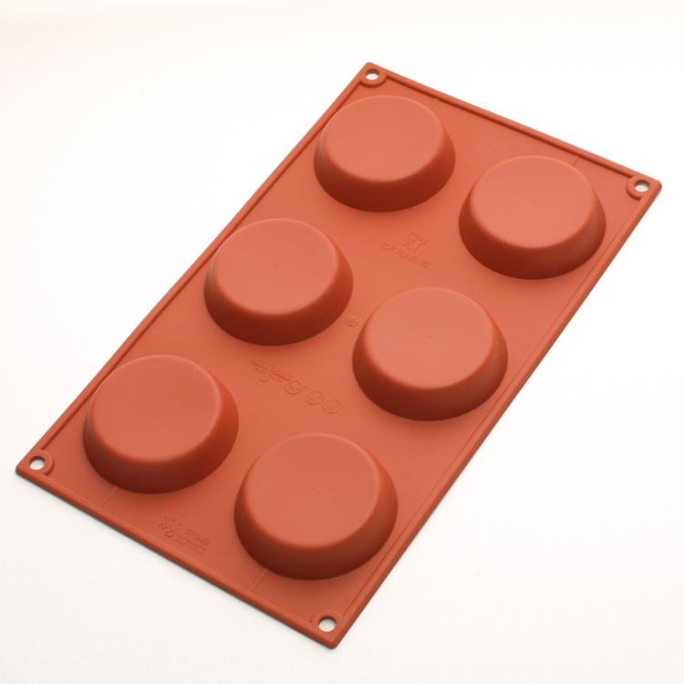 シリコマート SF046 フランモールド 70mm 6個付 シリコン型