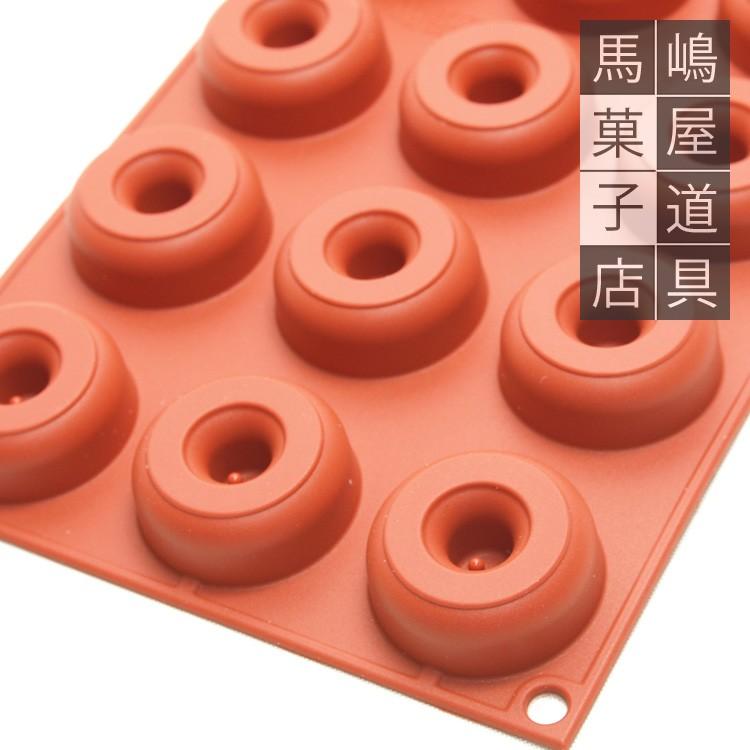 シリコマート シリコンフレックス SF171 ミニ  ドーナツ型 15個付 シリコン型 | 空焼き 不要 |  | 01