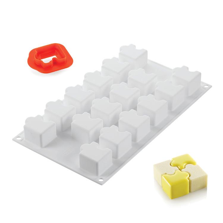 シリコマート SF314C パズル30 カッター付 16個付 シリコン型