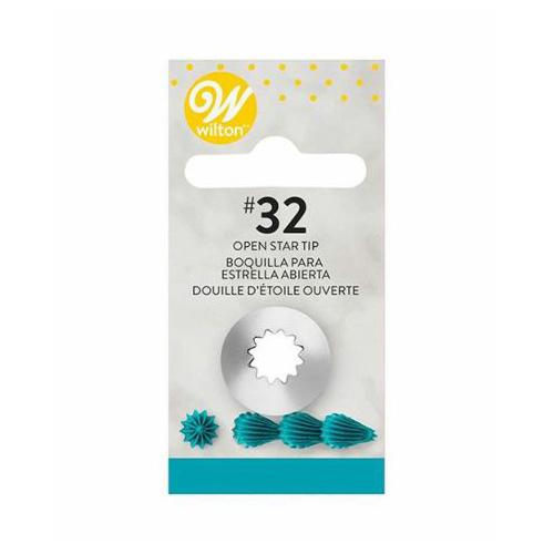 Wilton ウィルトン 口金 オープンスターチップ #32(星8mm) 418 Wilton ウィルトン 口金 オープンスターチップ #32(星8mm) 418