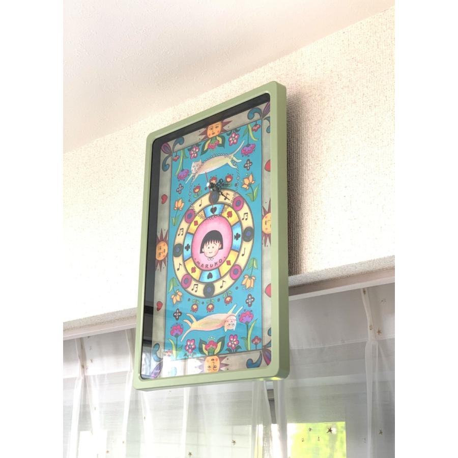 ちびまる子ちゃん 扉絵デザイン壁掛け時計 : メジャー ちびまる子ちゃん 扉絵デザイン壁掛け時計 : メジャー