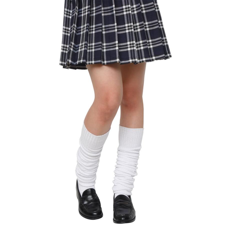 Teens Ever ルーズソックス 50cm  無地 白 靴下 スクールソックス 女子 制服 無地 高校生 JK｜majorocp｜07