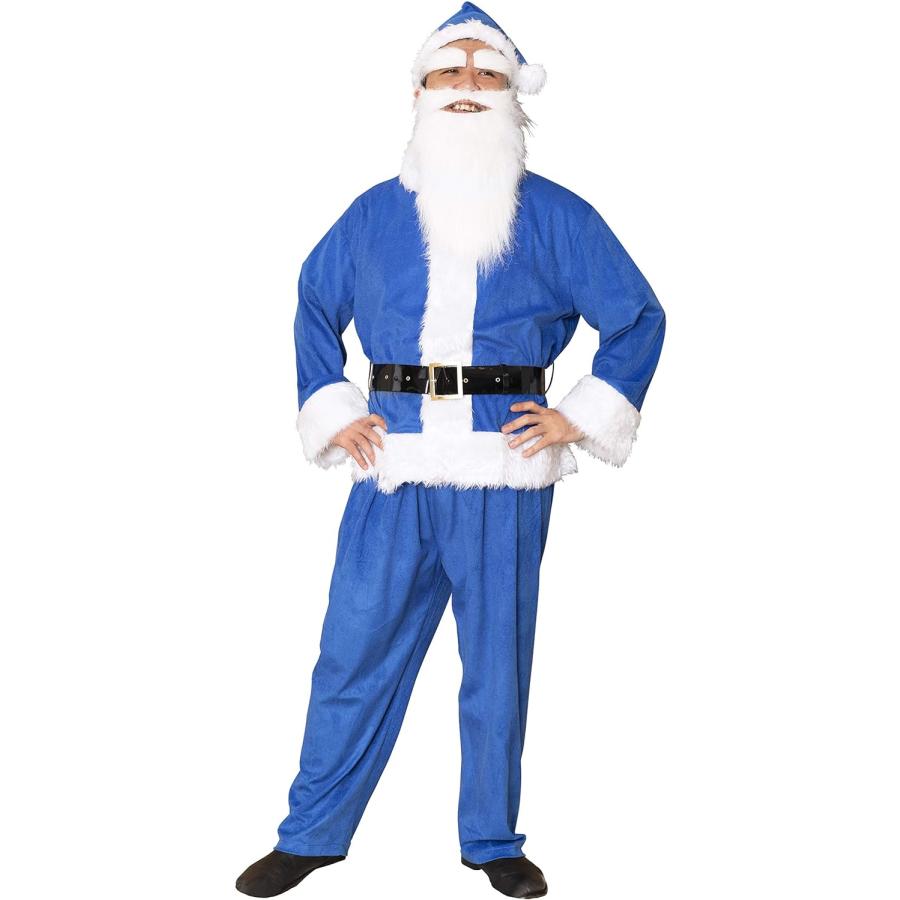 GOGOサンタさん ブルー メンズ 定番サンタ カラーバリエーション